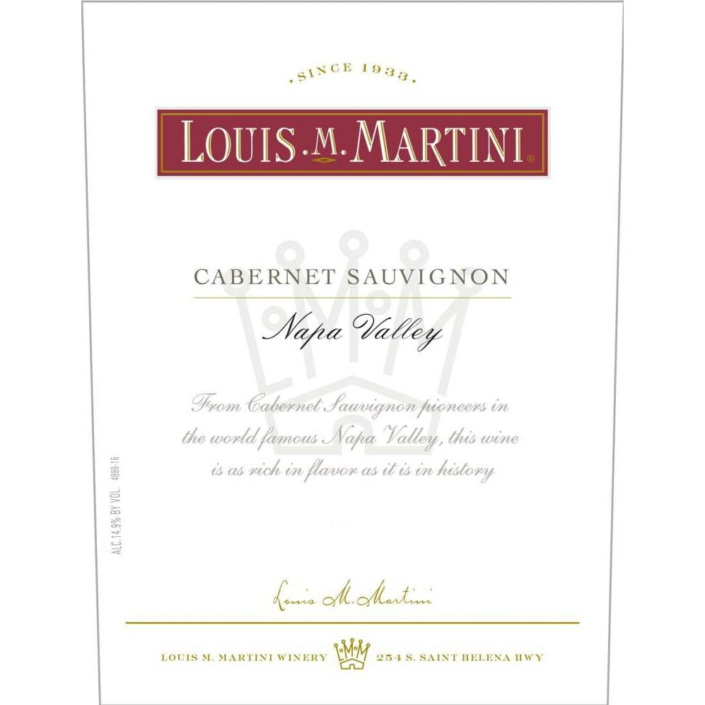 Louis M. Martini Cabernet Sauvignon Napa Valley - Bourbon Central